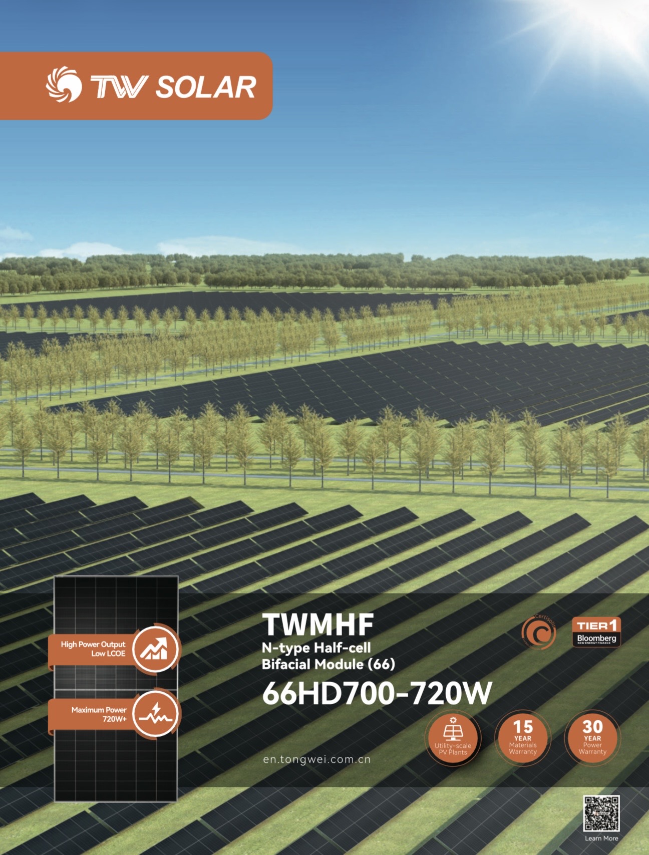 Tongwei Solar 720W